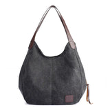 Casual Canvas Women Totes Bag Large Capacity Handbags Shoulder Bag