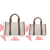 Canvas Tote Bag for Women Large Capacity Shopper Handbag Shoulder Bag