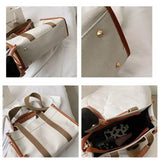 Canvas Tote Bag for Women Large Capacity Shopper Handbag Shoulder Bag