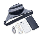 Canvas Fanny Pack Waist Bag for Men Women Travel Belt Pouch Phone Bag