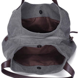 Casual Canvas Handbag Women Large Capacity Shoulder Bag Vintage Lady Shopping Ba