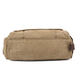Canvas Men Small Shoulder Bag Vintage Satchel Retro Crossbody Sling