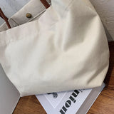 Canvas Shoulder Bags Women Daily All-match Student Large Capacity Handbags