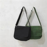 Canvas Shoulder Crossbody Bag for Women Large Lady Satchels