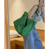 Casual Canvas Summer Women Bag Tote All-match Large-capacity Reusable