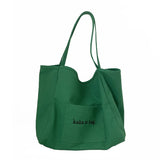 Casual Canvas Summer Women Bag Tote All-match Large-capacity Reusable