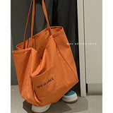 Casual Canvas Summer Women Bag Tote All-match Large-capacity Reusable
