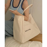 Casual Canvas Summer Women Bag Tote All-match Large-capacity Reusable