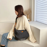 Casual Canvas Tote Bag Women Shoulder Crossbody Bags Female Handbags Purses