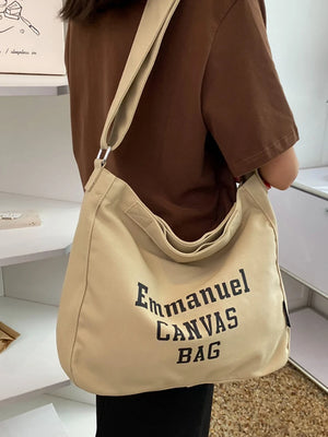 Canvas Tote Bags Women Large Shopper Shoulder Crossbody Handbags