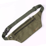 Canvas Waist Bag Unisex Phone Bag Convenient Fanny Pack Men