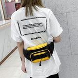 Canvas Waist Bag Functional Mobile Phone Fanny Pack Unisex