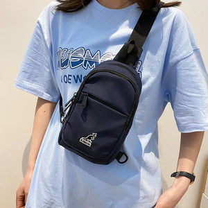 Canvas Waist Packs Unisex Kangaroo Waist Bag Mobile Phone Bag