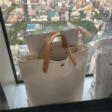 Casual Canvas Women Handbag Large Capacity Tote Bags Female Canvas Shopping Tote