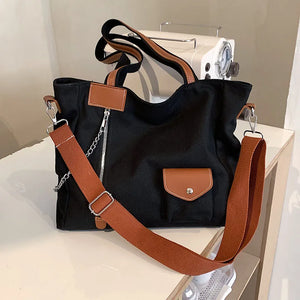 Canvas Women Handbags Shoulder Bags Large Capacity Tote