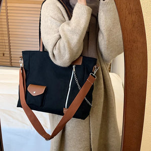 Canvas Women Handbags Shoulder Bags Large Capacity Tote