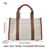 Canvas Women Handbags Letters Shoulder Crossbody Bags Large Capacity Tote bags