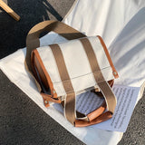 Casual Canvas Women Handbags Letters Shoulder Crossbody Bags