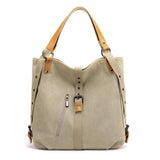 Casual Canvas Women Shoulder Bags Handbag Tote Crossbody Large Capacity Travel