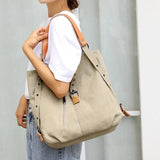 Casual Canvas Women Shoulder Bags Handbag Tote Crossbody Large Capacity Travel