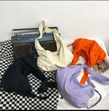 Casual Canvas Women Shoulder Bags Large Capacity Handbags