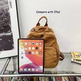 Casual Canvas Women Backpack School Bag College Student Travel Ladies Handbag