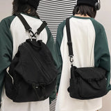 Casual Canvas Women Backpack School Bag College Student Travel Ladies Handbag