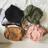 Casual Canvas Shoulder Bag Large Capacity Ladies Handbags