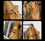 Casual Canvas Shoulder Bag Large Capacity Ladies Handbags