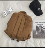 Casual Canvas Women Backpack Big Capacity Preppy School Bags for Teen Girls