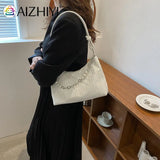 Casual Shoulder Bag PU Leather Handbag for Women