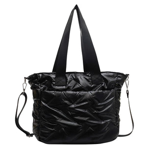 Quilted Crossbody Shoulder Bag Women Top-handle Tote