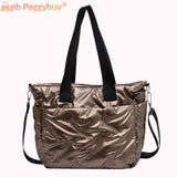 Quilted Crossbody Shoulder Bag Women Top-handle Tote