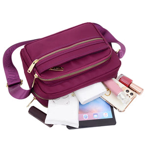 Casual Crossbody Bags Waterproof Nylon Phone Pouch Messenger Bags