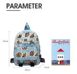 Casual Denim Women Backpack Large Capacity School Bags