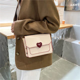 Women's Casual Crossbody Shoulder Bag Soft Leather Small Square Bag