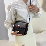 Women's Casual Crossbody Shoulder Bag Soft Leather Small Square Bag