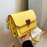 Women's Casual Crossbody Shoulder Bag Soft Leather Small Square Bag
