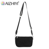 Sparkling Rhinestone Shoulder Bag for Women - Small Crossbody Purse