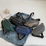 Casual Down Nylon Waist Bag Fanny Pack Female Belt Bag