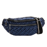 Casual Down Nylon Waist Bag Fanny Pack Female Belt Bag