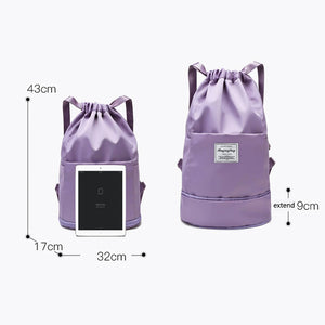 Waterproof Drawstring Backpack for Outdoor Travel Sports