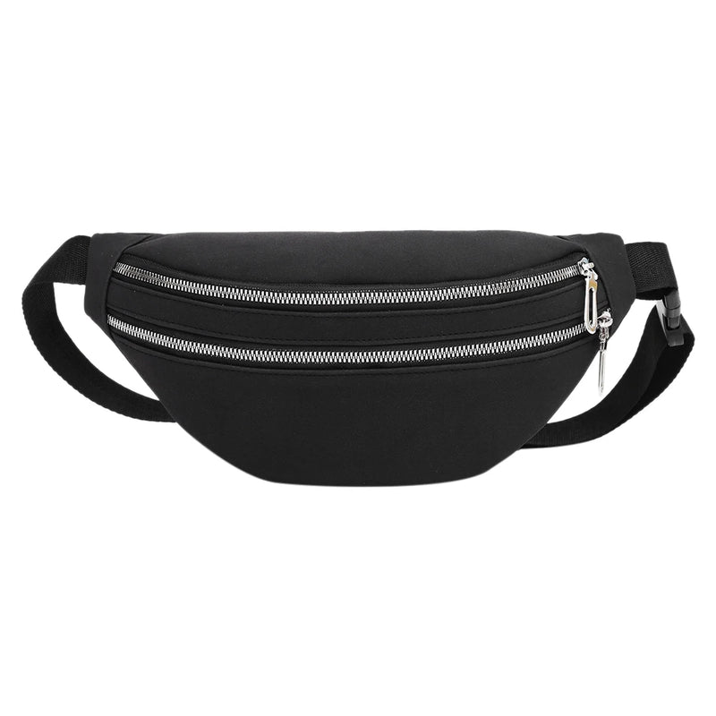 Casual Suede Waist Belt Pack Crossbody Bag for Women