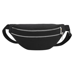 Casual Fanny Chest Bag Suede Waist Belt Pack Shoulder Crossbody Bag