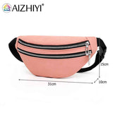 Casual Fanny Chest Bag Suede Waist Belt Pack Shoulder Crossbody Bag