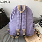 Canvas Backpack School Bags for Teenage Girls Travel Shoulder Bag