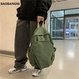 Canvas Backpack School Bags for Teenage Girls Travel Shoulder Bag