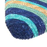 Casual Rainbow Lace Bow Straw Bag