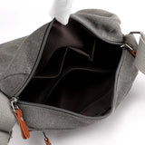 Canvas One-shoulder Small Square Bag for Women