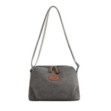 Canvas One-shoulder Small Square Bag for Women